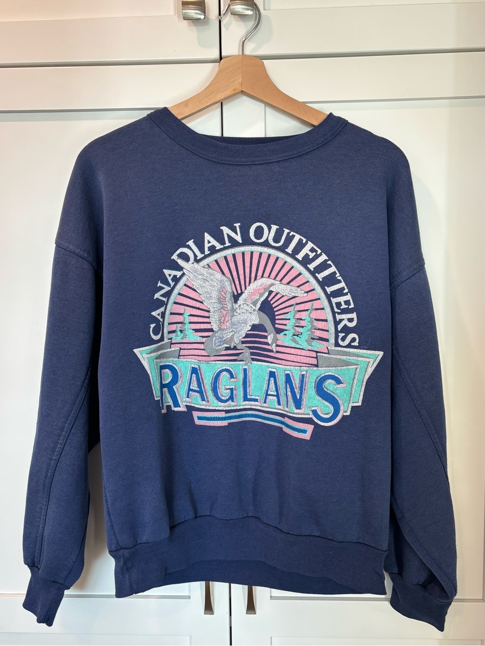 Vintage 90s Canadian Outfitters Raglans Graphic Sweatshirt